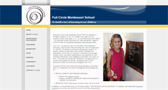 Desktop Screenshot of fullcirclemontessori.com